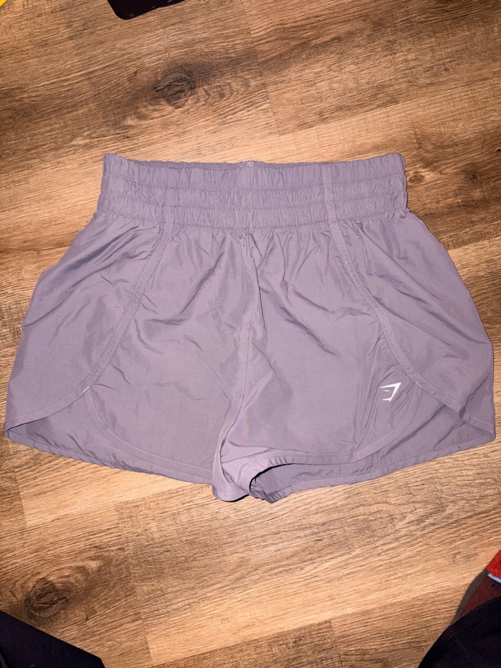 Gymshark Women's Lavender Athletic Running Shorts
